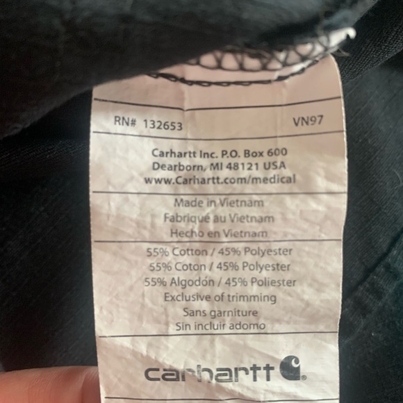 Large Carhartt Scrub Top - Picture 4 of 4